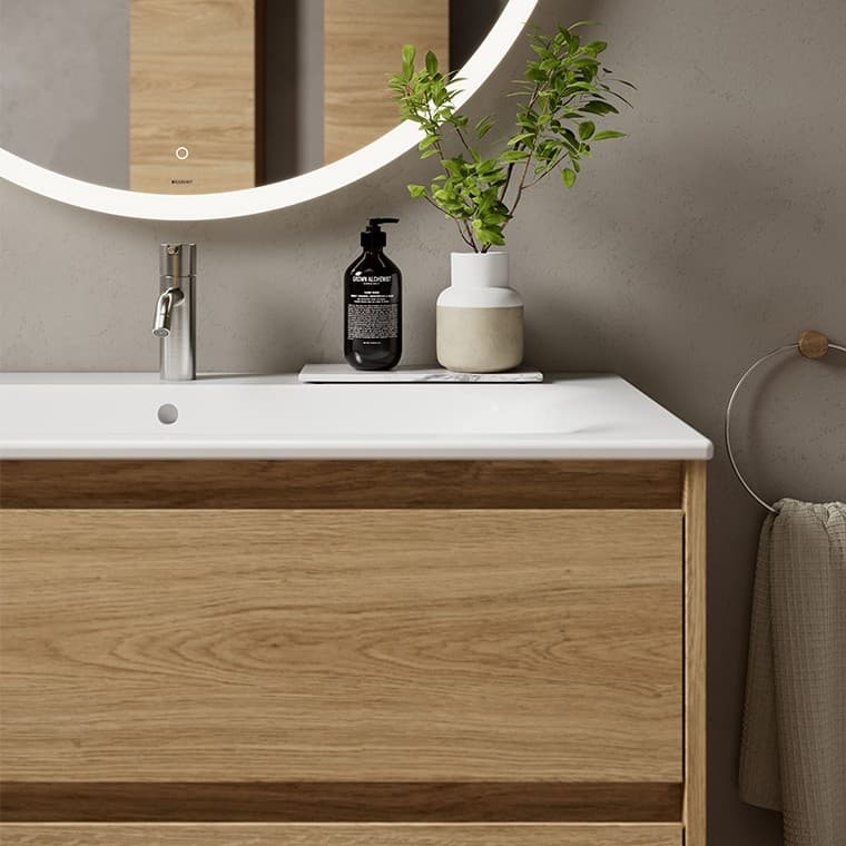 Ifö Sense Modern i naturlig ek Ifö Sense Modern i naturlig ek