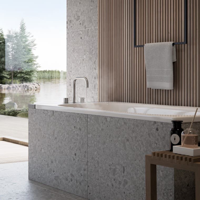 Inbyggt Ifö Caribia badkarv Inbyggt Ifö Caribia badkarv