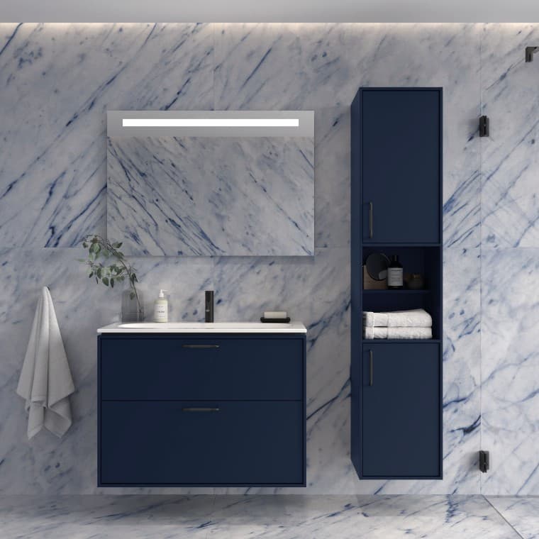 Ifö Sense Art badrumsmöbler och Ifö Option spegel Ifö Sense Art badrumsmöbler och Ifö Option spegel