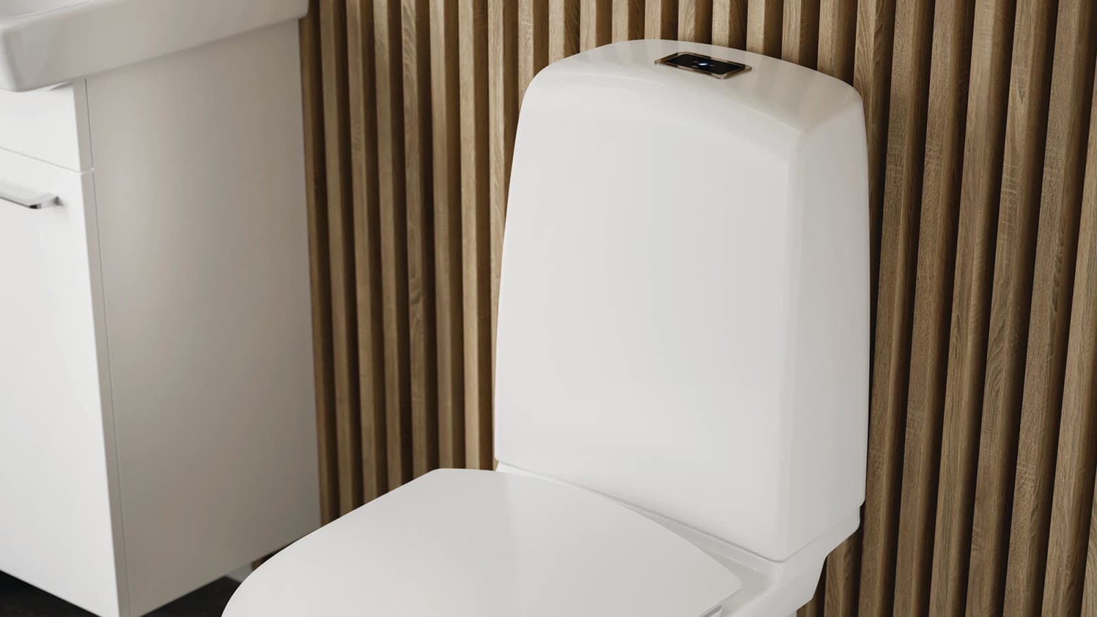 Snålspolande toalett med 4 eller 2 liters spolning Snålspolande toalett med 4 eller 2 liters spolning